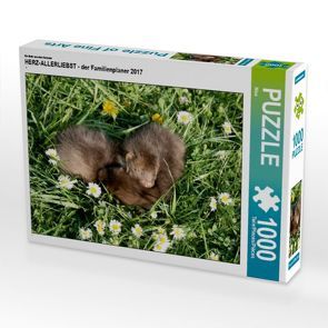 CALVENDO Puzzle HERZ-ALLERLIEBST – der Familienplaner 2017 1000 Teile Lege-Größe 64 x 48 cm Foto-Puzzle Bild von Nixe von Nixe,  k.A.