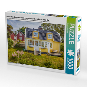 CALVENDO Puzzle Idyllisches Sommerhaus in Landsort auf der Schären-Insel Öja 1000 Teile Lege-Größe 64 x 48 cm Foto-Puzzle Bild von Christian Müringer