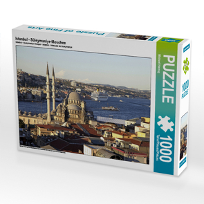 CALVENDO Puzzle Istanbul – Süleymaniye-Moschee 1000 Teile Lege-Größe 64 x 48 cm Foto-Puzzle Bild von Michael Herzog