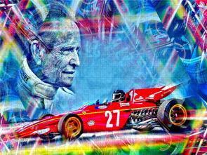 CALVENDO Puzzle Jacky Ickx – Motorsportlegende aus Belgien 1000 Teile Lege-Größe 640 x 480 cm Foto-Puzzle Bild von Jean-Louis Glineur