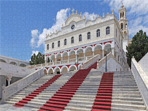 CALVENDO Puzzle Kirche Panagia Evangelistria, Tinos-Stadt, Insel Tinos 1000 Teile Lege-Größe 640 x 480 cm Foto-Puzzle Bild von Siegfried Kuttig