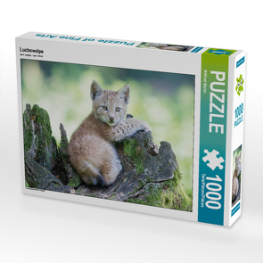 CALVENDO Puzzle Luchswelpe 1000 Teile Lege-Größe 64 x 48 cm Foto-Puzzle Bild von Wilfried Martin