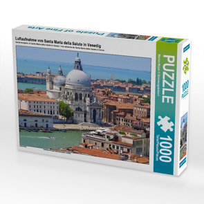 CALVENDO Puzzle Luftaufnahme von Santa Maria della Salute in Venedig 1000 Teile Lege-Größe 64 x 48 cm Foto-Puzzle Bild von Marion Meyer © Stimmungsbilder1