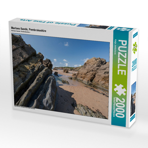 CALVENDO Puzzle Marloes Sands, Pembrokeshire 2000 Teile Lege-Größe 90 x 67 cm Foto-Puzzle Bild von Katja Jentschura