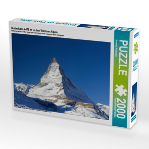 CALVENDO Puzzle Matterhorn 4478 m in den Walliser Alpen 2000 Teile Lege-Größe 90 x 67 cm Foto-Puzzle Bild von Andreas Riedmiller