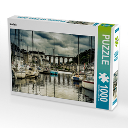 CALVENDO Puzzle Morlaix 1000 Teile Lege-Größe 64 x 48 cm Foto-Puzzle Bild von N N