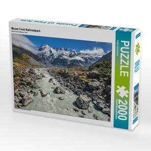 CALVENDO Puzzle Mount Cook Nationalpark 2000 Teile Lege-Größe 90 x 67 cm Foto-Puzzle Bild von Katja Jentschura