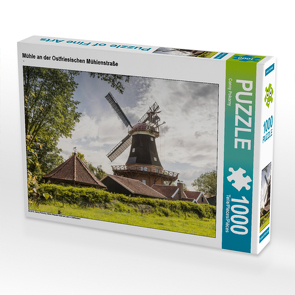 CALVENDO Puzzle Mühle an der Ostfriesischen Mühlenstraße 1000 Teile Lege-Größe 64 x 48 cm Foto-Puzzle Bild von Conny Pokorny