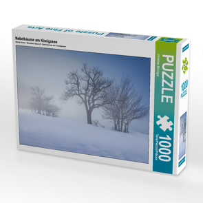 CALVENDO Puzzle Nebelbäume am Königssee 1000 Teile Lege-Größe 64 x 48 cm Foto-Puzzle Bild von Christian Müringer