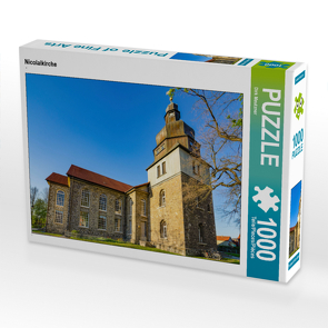 CALVENDO Puzzle Nicolaikirche 1000 Teile Lege-Größe 64 x 48 cm Foto-Puzzle Bild von Dirk Meutzner