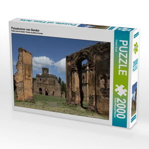 CALVENDO Puzzle Palastruinen von Gondar 2000 Teile Lege-Größe 90 x 67 cm Foto-Puzzle Bild von Roland Brack