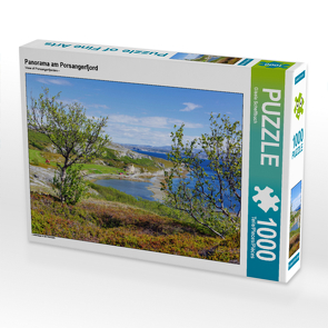 CALVENDO Puzzle Panorama am Porsangerfjord 1000 Teile Lege-Größe 64 x 48 cm Foto-Puzzle Bild von Gisela Scheffbuch