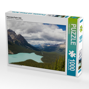 CALVENDO Puzzle Panorama Peyto Lake 1000 Teile Lege-Größe 64 x 48 cm Foto-Puzzle Bild von Juergen Schonnop