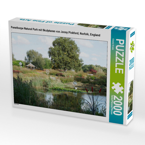 CALVENDO Puzzle Pensthorpe Natural Park mit Skulpturen von Jenny Pickford, Norfolk, England 2000 Teile Lege-Größe 90 x 67 cm Foto-Puzzle Bild von Gisela Kruse