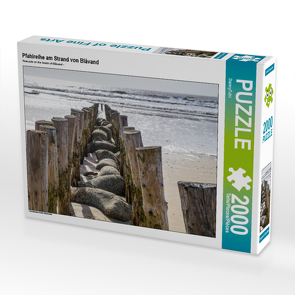 CALVENDO Puzzle Pfahlreihe am Strand von Blåvand 2000 Teile Lege-Größe 90 x 67 cm Foto-Puzzle Bild von DannyTchi