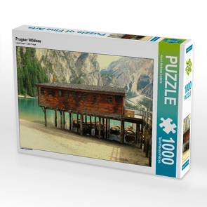 CALVENDO Puzzle Pragser Wildsee 1000 Teile Lege-Größe 64 x 48 cm Foto-Puzzle Bild von Kevin Andreas Lederle