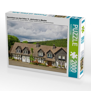 CALVENDO Puzzle Quereinhaus aus dem frühen 18. Jahrhundert in Mauden 2000 Teile Lege-Größe 90 x 67 cm Foto-Puzzle Bild von Matthias Schaefgen