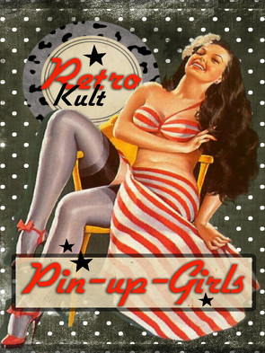 CALVENDO Puzzle Retro Kult Pin-up-Girls 1000 Teile Lege-Größe 480 x 640 cm Foto-Puzzle Bild von Renate Utz