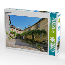 CALVENDO Puzzle Sainte-Enimie 2000 Teile Lege-Größe 90 x 67 cm Foto-Puzzle Bild von Sabine Löwer