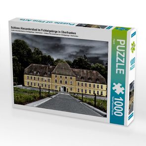 CALVENDO Puzzle Schloss Alexandersbad im Fichtelgebirge in Oberfranken 1000 Teile Lege-Größe 64 x 48 cm Foto-Puzzle Bild von Flori0