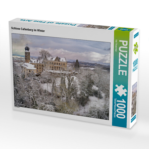 CALVENDO Puzzle Schloss Callenberg im Winter 1000 Teile Lege-Größe 64 x 48 cm Foto-Puzzle Bild von Val Thoermer