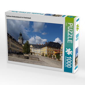 CALVENDO Puzzle Schloss Heidecksburch in Rudolstadt 1000 Teile Lege-Größe 64 x 48 cm Foto-Puzzle Bild von Flori0