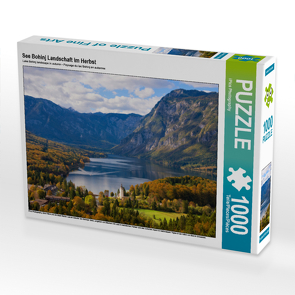 CALVENDO Puzzle See Bohinj Landschaft im Herbst 1000 Teile Lege-Größe 64 x 48 cm Foto-Puzzle Bild von iPics Photography