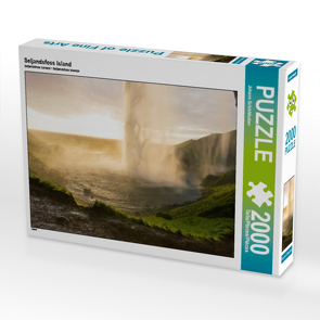 CALVENDO Puzzle Seljandsfoss Island 2000 Teile Lege-Größe 90 x 67 cm Foto-Puzzle Bild von Johann Schörkhuber