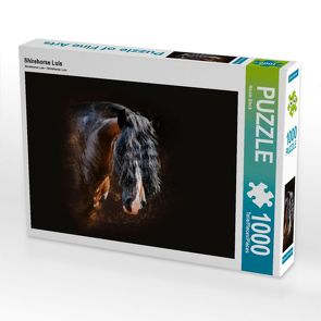 CALVENDO Puzzle Shirehorse Luis 1000 Teile Lege-Größe 64 x 48 cm Foto-Puzzle Bild von Nicole Bleck