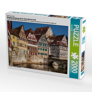 CALVENDO Puzzle Stadtspaziergang durch Schwäbisch Hall 2000 Teile Lege-Größe 90 x 67 cm Foto-Puzzle Bild von Marion Sixt