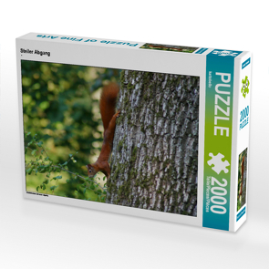 CALVENDO Puzzle Steiler Abgang 2000 Teile Lege-Größe 90 x 67 cm Foto-Puzzle Bild von kattobello