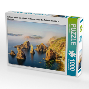CALVENDO Puzzle Steilküste auf der Isle of Lewis bei Mangersta auf den Äußeren Hebriden in Schottland 1000 Teile Lege-Größe 64 x 48 cm Foto-Puzzle Bild von Sandra Schänzer