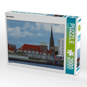 CALVENDO Puzzle Strandhalle 2000 Teile Lege-Größe 90 x 67 cm Foto-Puzzle Bild von kattobello