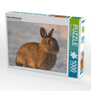 CALVENDO Puzzle Süßes Wildkaninchen 1000 Teile Lege-Größe 64 x 48 cm Foto-Puzzle Bild von Kevin Andreas Lederle