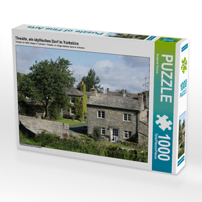 CALVENDO Puzzle Thwaite, ein idyllisches Dorf in Yorkshire 1000 Teile Lege-Größe 64 x 48 cm Foto-Puzzle Bild von Susanne Paulus