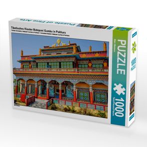 CALVENDO Puzzle Tibetisches Kloster Matepani Gumba in Pokhara 1000 Teile Lege-Größe 64 x 48 cm Foto-Puzzle Bild von Maro Niemann von Niemann,  Maro