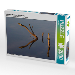 CALVENDO Puzzle Totholz im Moorsee – Spiegelung 2000 Teile Lege-Größe 90 x 67 cm Foto-Puzzle Bild von Dirk Grasse