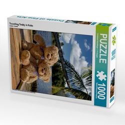 CALVENDO Puzzle Travelling Teddy in Kuba 1000 Teile Lege-Größe 48 x 64 cm Foto-Puzzle Bild von Christian Kneidinger C-K-Images von Kneidinger C-K-Images,  Christian