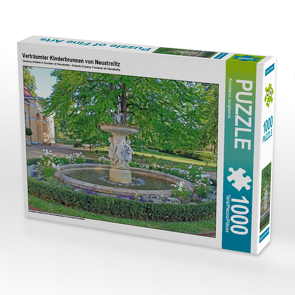 CALVENDO Puzzle Verträumter Kinderbrunnen von Neustrelitz 1000 Teile Lege-Größe 64 x 48 cm Foto-Puzzle Bild von Konstanze Junghanns