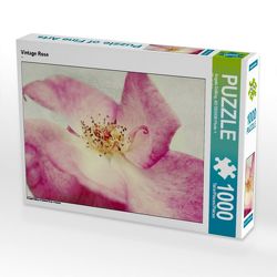 CALVENDO Puzzle Vintage Rose 1000 Teile Lege-Größe 64 x 48 cm Foto-Puzzle Bild von Angela Dölling