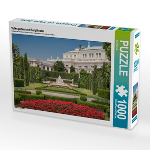 CALVENDO Puzzle Volksgarten und Burgtheater 1000 Teile Lege-Größe 64 x 48 cm Foto-Puzzle Bild von Karl Heindl