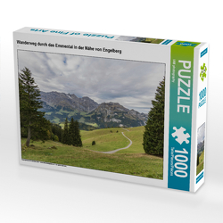 CALVENDO Puzzle Wanderweg durch das Emmental in der Nähe von Engelberg 1000 Teile Lege-Größe 64 x 48 cm Foto-Puzzle Bild von IAM photography