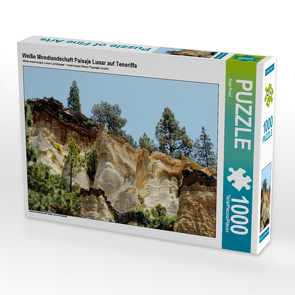 CALVENDO Puzzle Weiße Mondlandschaft Paisaje Lunar auf Teneriffa 1000 Teile Lege-Größe 64 x 48 cm Foto-Puzzle Bild von Anja Frost