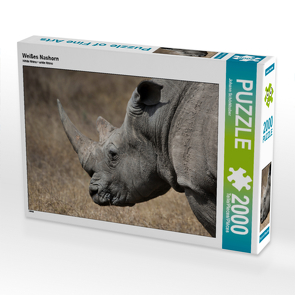 CALVENDO Puzzle Weißes Nashorn 2000 Teile Lege-Größe 90 x 67 cm Foto-Puzzle Bild von Johann Schörkhuber