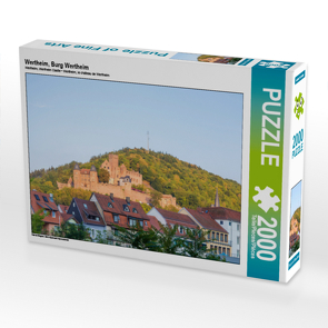 CALVENDO Puzzle Wertheim, Burg Wertheim 2000 Teile Lege-Größe 90 x 67 cm Foto-Puzzle Bild von N N