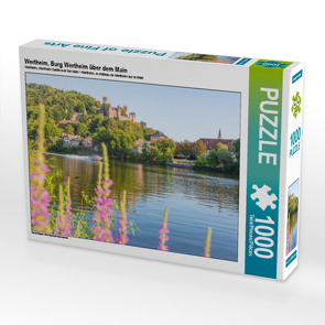 CALVENDO Puzzle Wertheim, Burg Wertheim über dem Main 1000 Teile Lege-Größe 64 x 48 cm Foto-Puzzle Bild von N N