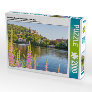 CALVENDO Puzzle Wertheim, Burg Wertheim über dem Main 2000 Teile Lege-Größe 90 x 67 cm Foto-Puzzle Bild von N N