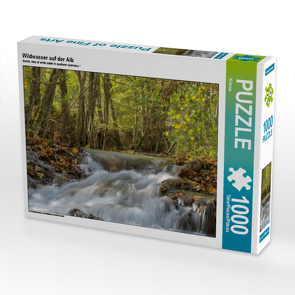 CALVENDO Puzzle Wildwasser auf der Alb 1000 Teile Lege-Größe 64 x 48 cm Foto-Puzzle Bild von Krisma