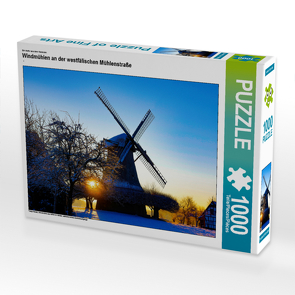 CALVENDO Puzzle Windmühlen an der westfälischen Mühlenstraße 1000 Teile Lege-Größe 64 x 48 cm Foto-Puzzle Bild von N N