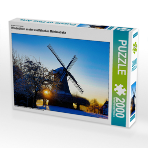 CALVENDO Puzzle Windmühlen an der westfälischen Mühlenstraße 2000 Teile Lege-Größe 90 x 67 cm Foto-Puzzle Bild von N N